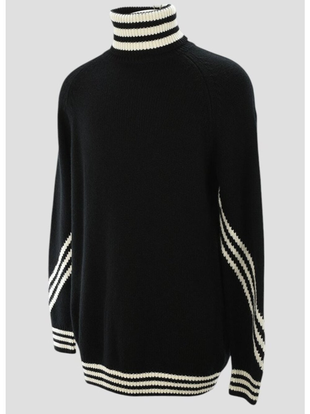 ADIDAS x WHITE MOUNTAINEERING Black Turtleneck Angora Cashmere Sweater M NEW
